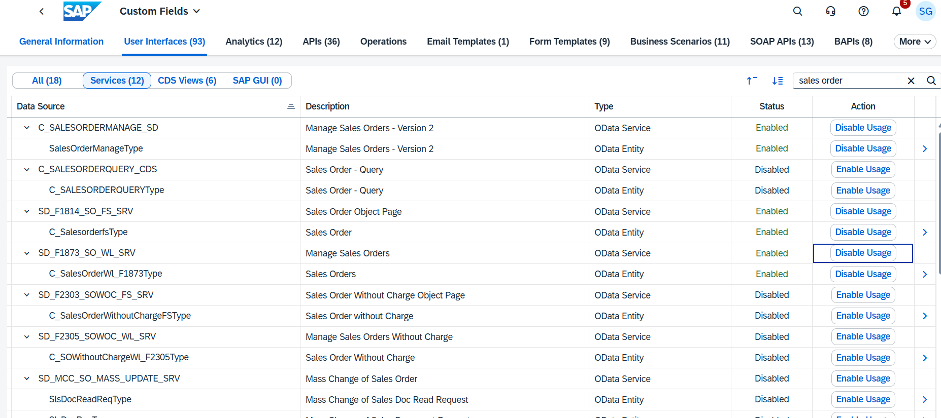 User Interfaces and Analytics.